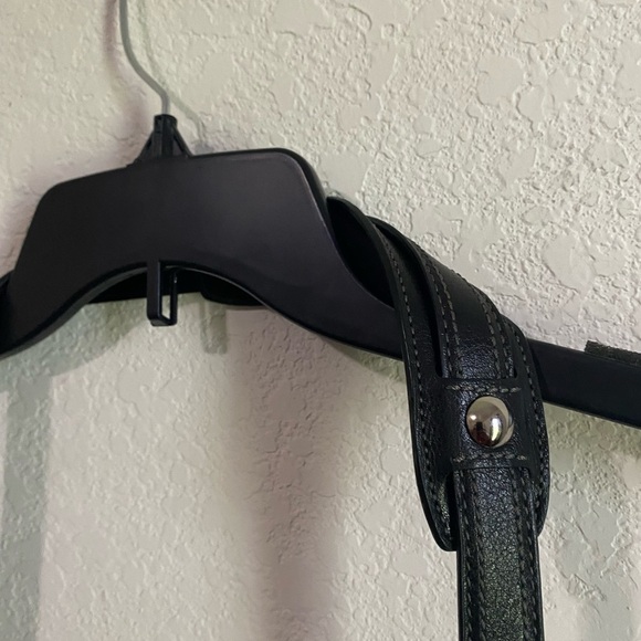 Coach Madison Timeless Black Pebble Leather Shoulder Bag With Hang Tag 14”L - Picture 14 of 16